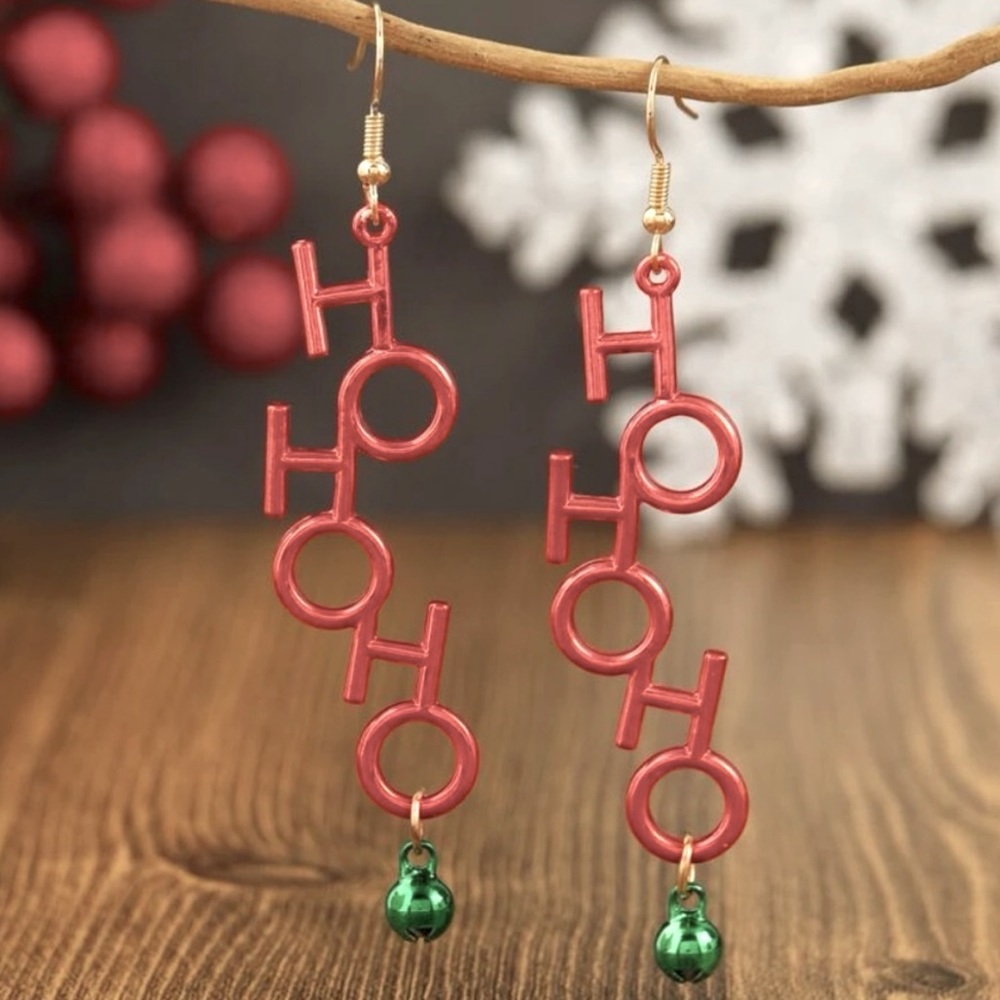 Ho Ho Ho Christmas Earrings